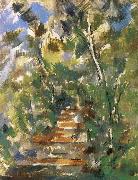 Paul Cezanne of the road leading to the Black Castle oil painting on canvas